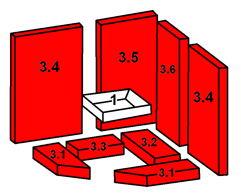 Oranier Skandik 6 revtement de chambre de combustion A