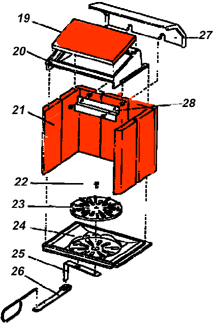 Austroflamm Logic revtement de chambre de combustion