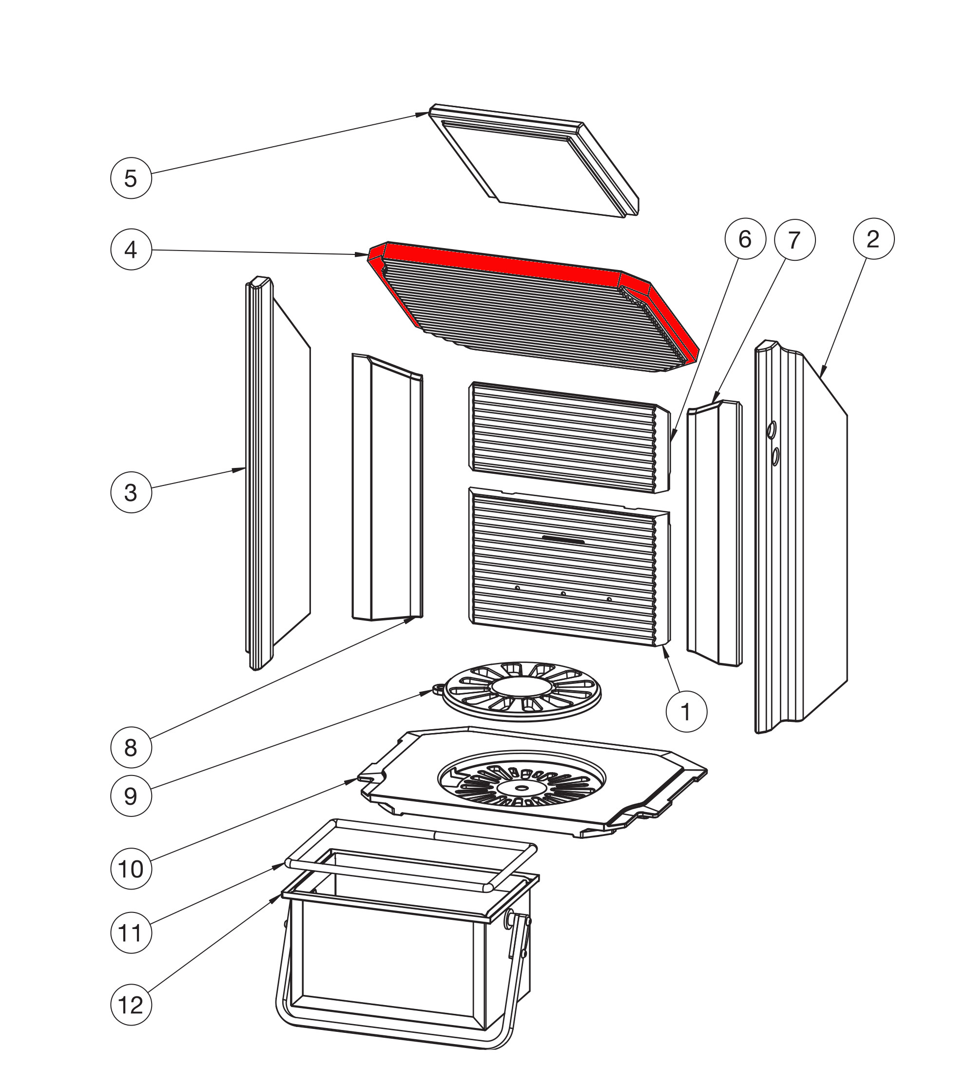 Heta Scan-Line 900 dflecteur bas A