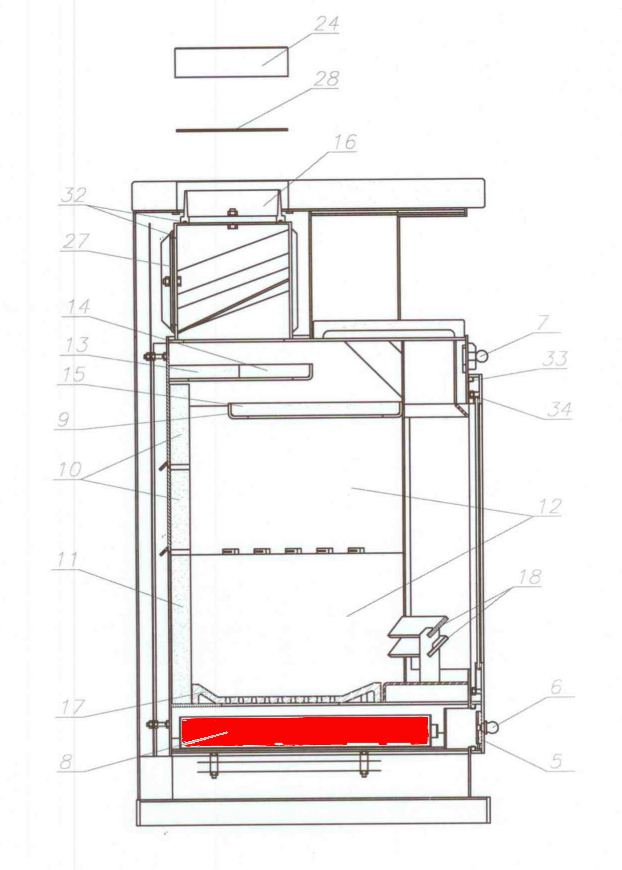 Fireplace Alabama cendrier