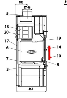 Haas-Sohn Belarius 468.19 poigne de porte