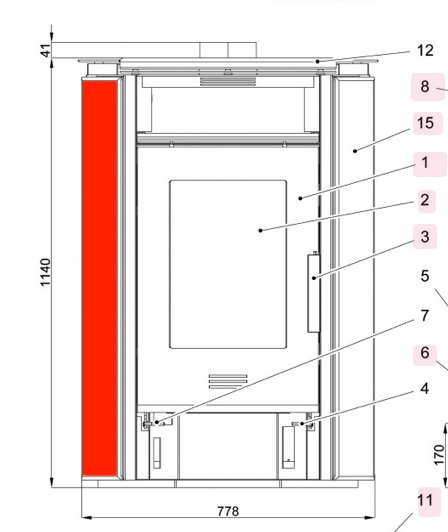 Haas-Sohn Kuopio II 265.17 habillage latral gauche paradiso