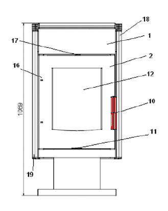 Haas-Sohn Moers 306.15 poigne de porte