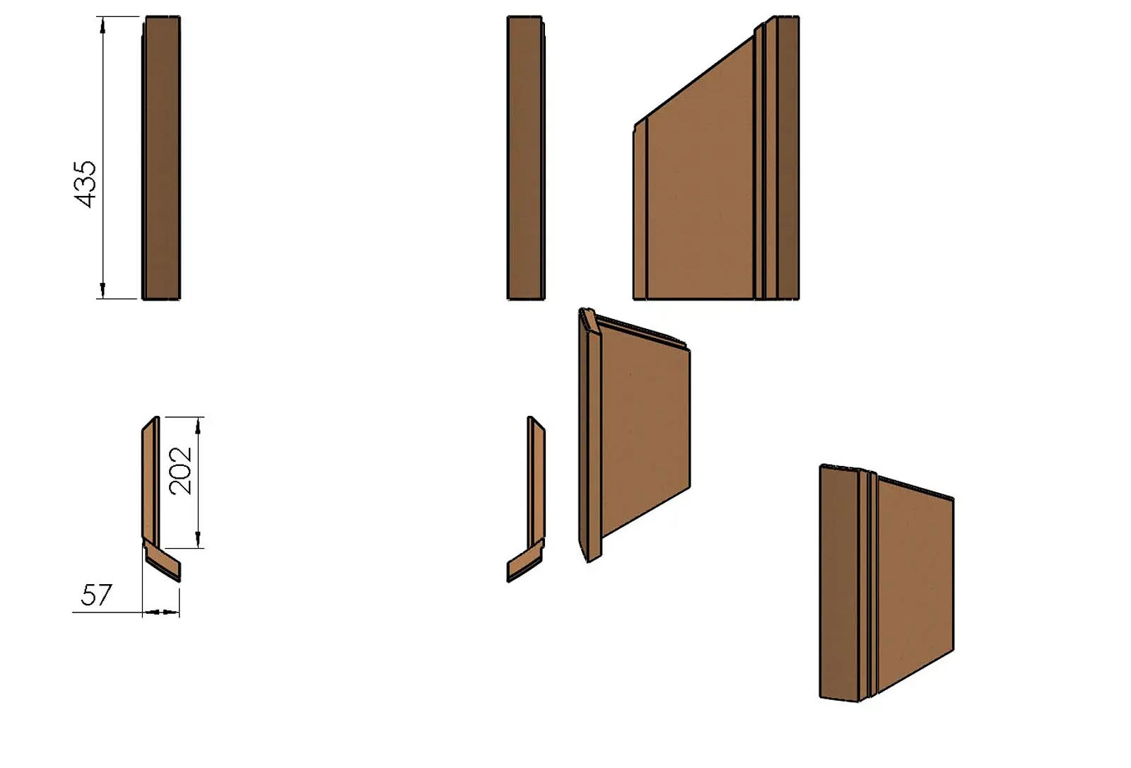 Termatech TT22 pierre latrale kit B