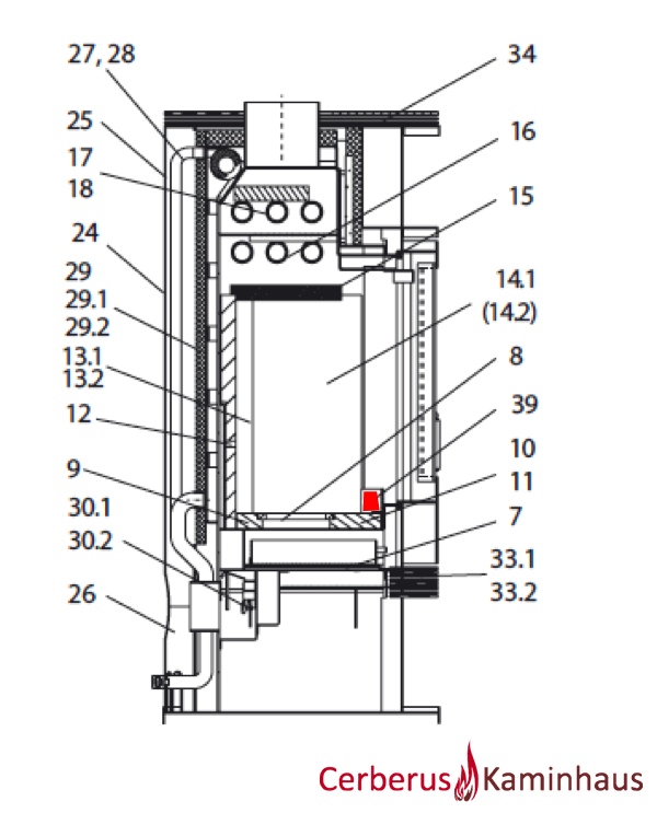 Wodtke Momo Water grille verticale