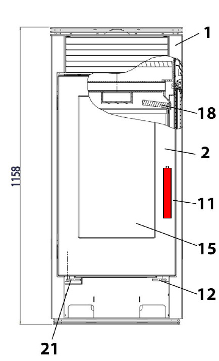 Haas-Sohn Panorama 255.15 poigne de porte