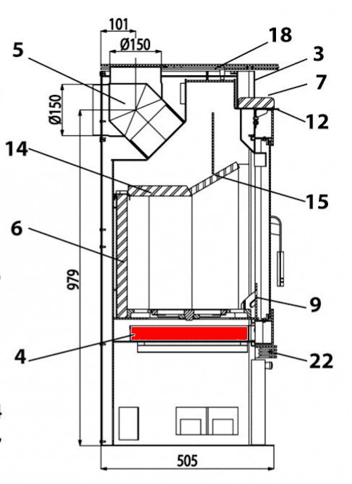 Haas-Sohn Harstad 216.15 cendrier