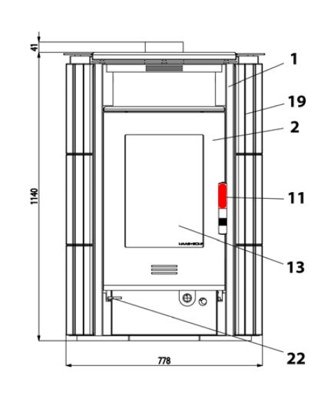 Haas-Sohn Breisgau 172.17 poigne de porte