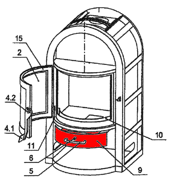 Oranier Viking cendrier C