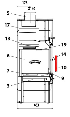 Haas-Sohn Cers 469.17 poigne de porte