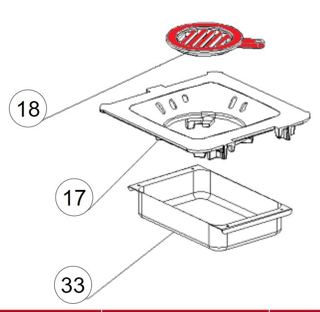 Kleining Dorella L8 grille de dcendrage