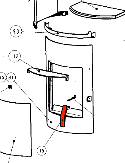 Wamsler Atlas poigne de porte