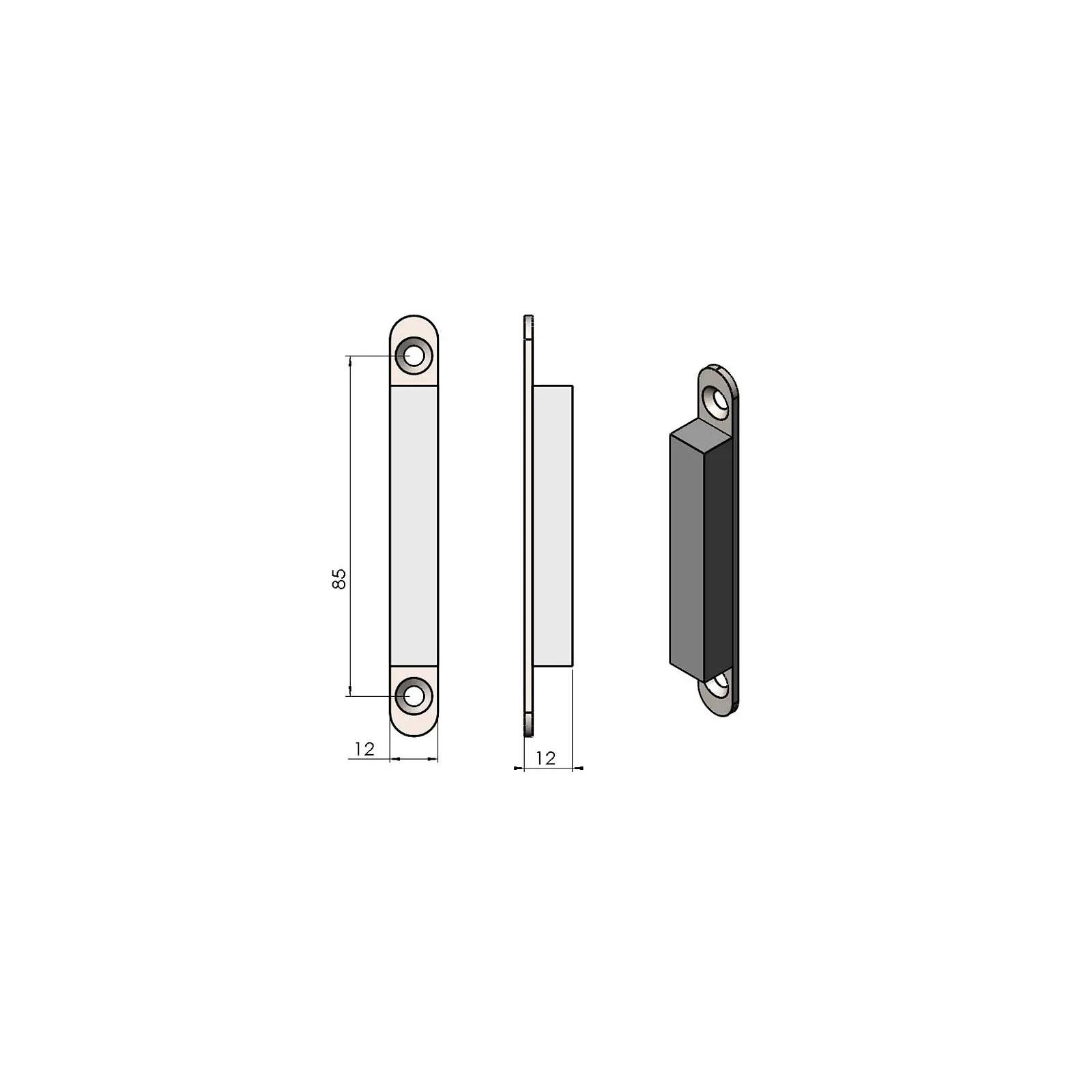 Termatech TT44 loquet magntique porte de chambre de combustion