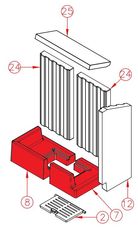 Spartherm Varia 2L-50h pierre de sole kit