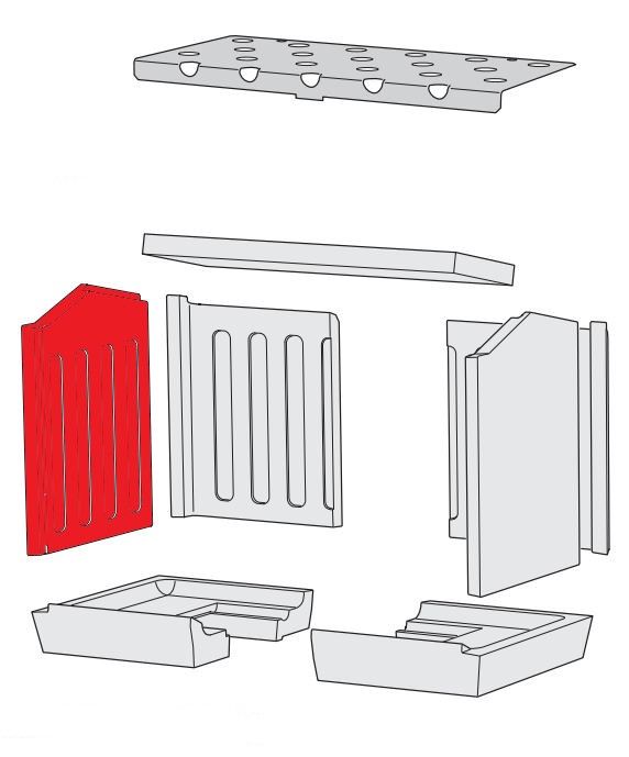 Contura i20 pierre latrale gauche