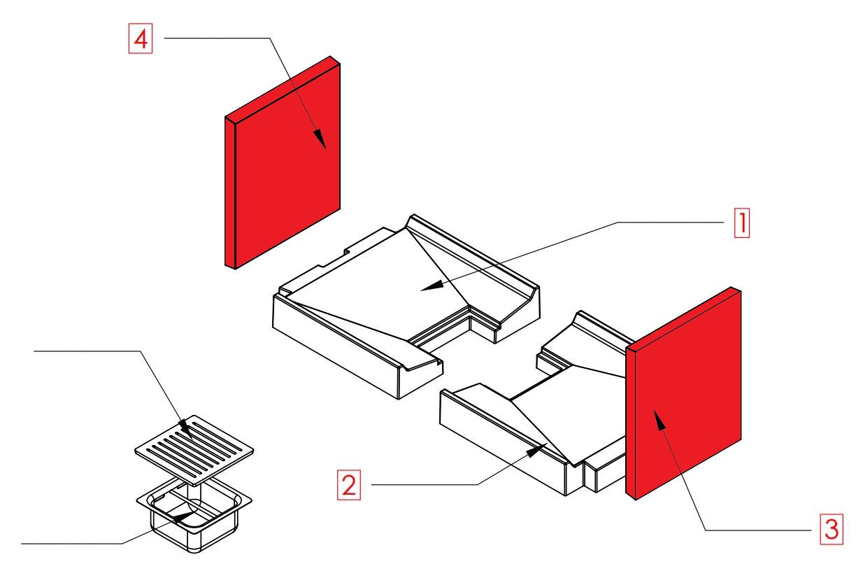 Spartherm Varia B-FDh pierre latrale kit A