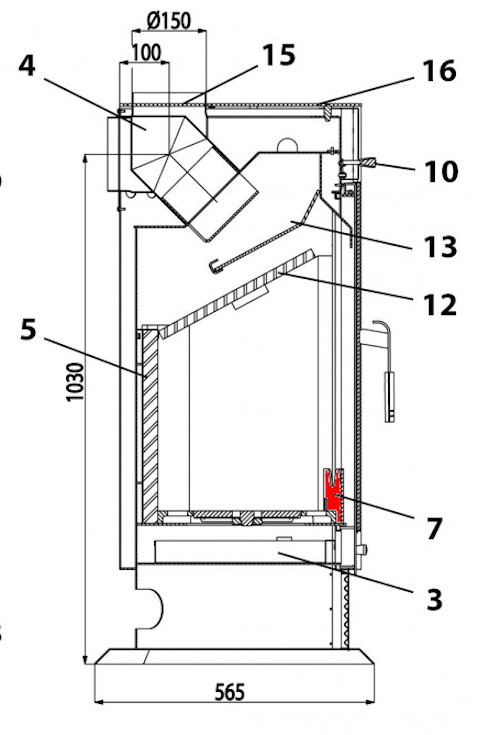 Haas-Sohn Isola 212.17 grille verticale