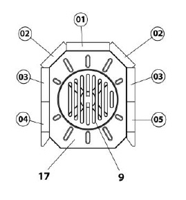 Haas-Sohn Husum 206.15 revtement de chambre de combustion