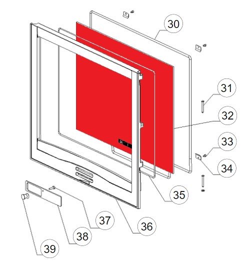 La Nordica Focolare 70 Piano vitre A