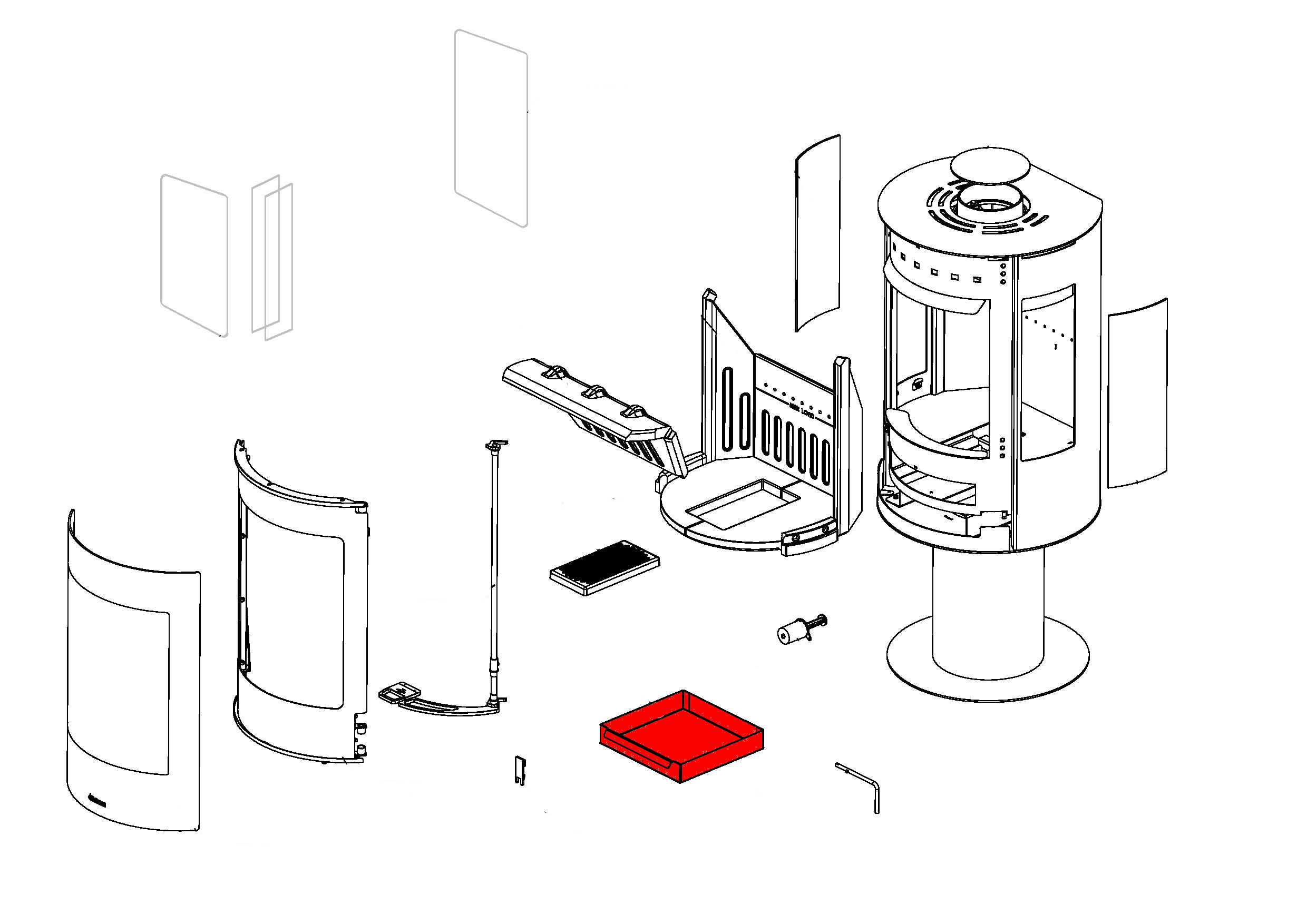 Aduro 9.3 LUX cendrier