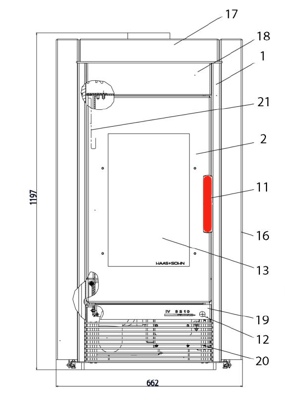 Haas-Sohn Hasvik 231.17 poigne de porte