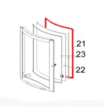 Austroflamm Irony XL joint de porte A