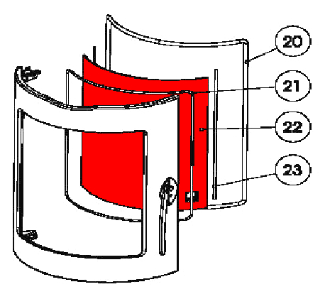 Austroflamm Luba vitre