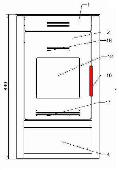 Haas-Sohn Pico 286.12 poigne de porte