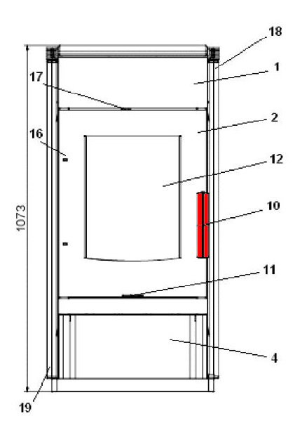 Haas-Sohn Molde 305.15 poigne de porte