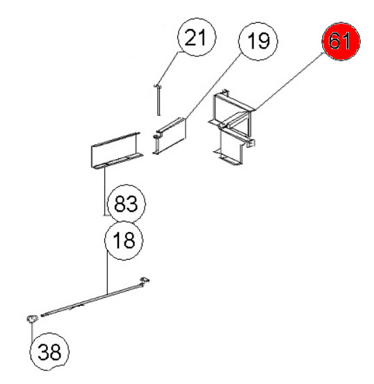 La Nordica Rosetta fixation rgulateur de gaz de fume