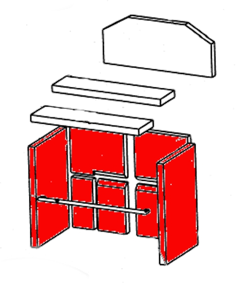 Wamsler System revtement de chambre de combustion kit