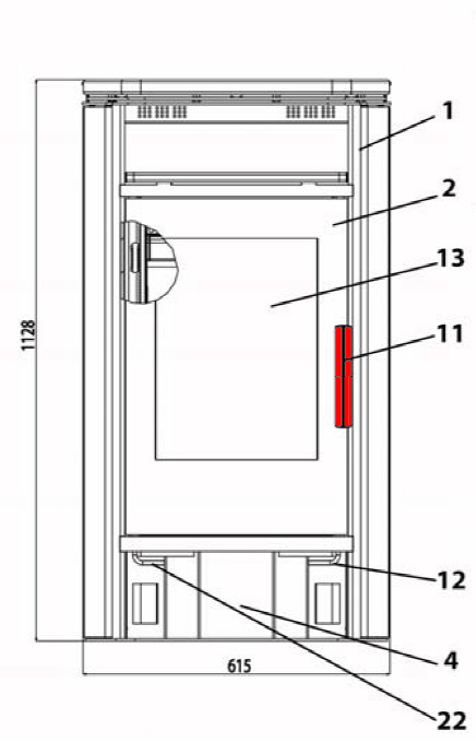 Haas-Sohn Nordal 249.17 poigne de porte