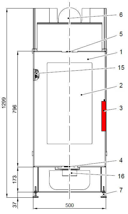 Haas-Sohn Pinus 218.17 poigne de porte