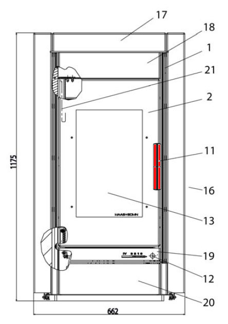 Haas-Sohn Kerpen 232.17 poigne de porte