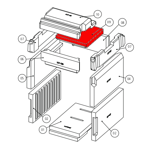 Leda Rubin K16 dflecteur bas