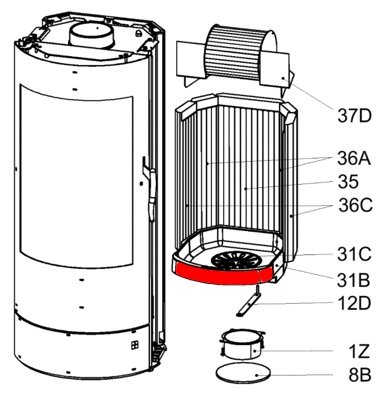 Olsberg Purico support de grille