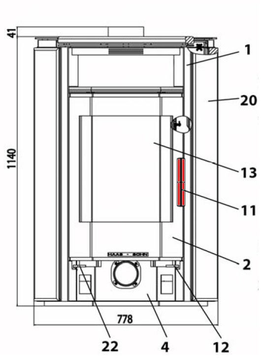 Haas-Sohn Kuopio 265.17 poigne de porte