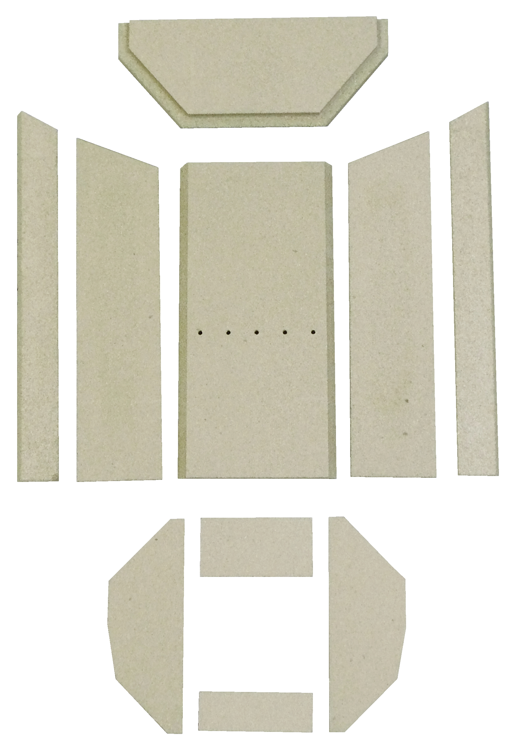 Justus P50-5 revtement de chambre de combustion B