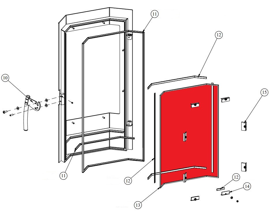 Fireplace Karthago Novo 2 vitre