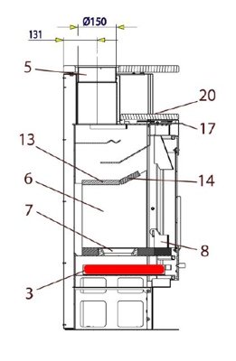 Haas-Sohn Aarhus 284.17 cendrier