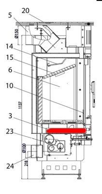 Haas-Sohn Askja 235.17 cendrier