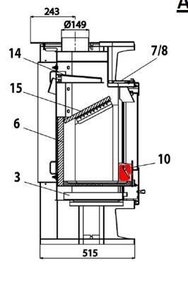 Haas-Sohn Bergamo 267.17 grille verticale