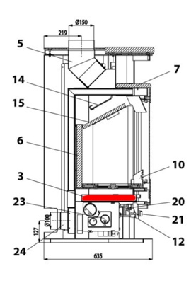 Haas-Sohn Breisgau 172.17 cendrier