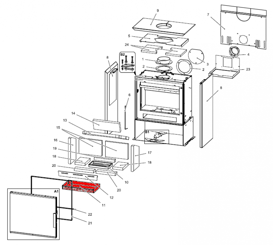 Haas-Sohn Calma easy 347.15 cendrier