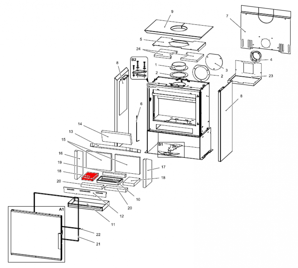 Haas-Sohn Calma easy 347.15 pierre de sole gauche