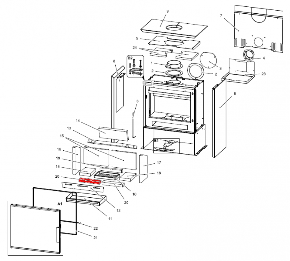 Haas-Sohn Calma easy 347.15 pierre de sole avant gauche