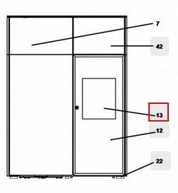 Haas-Sohn Catania RLU 441.08 vitre intrieur