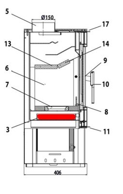 Haas-Sohn Dalen 304.15 cendrier