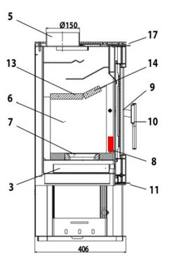 Haas-Sohn Dalen 304.15 grille verticale