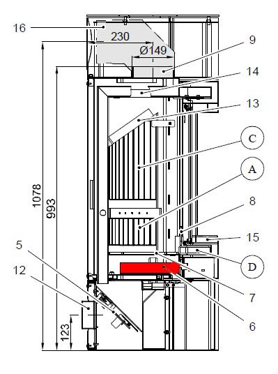 Haas-Sohn Ficus 287.12 cendrier